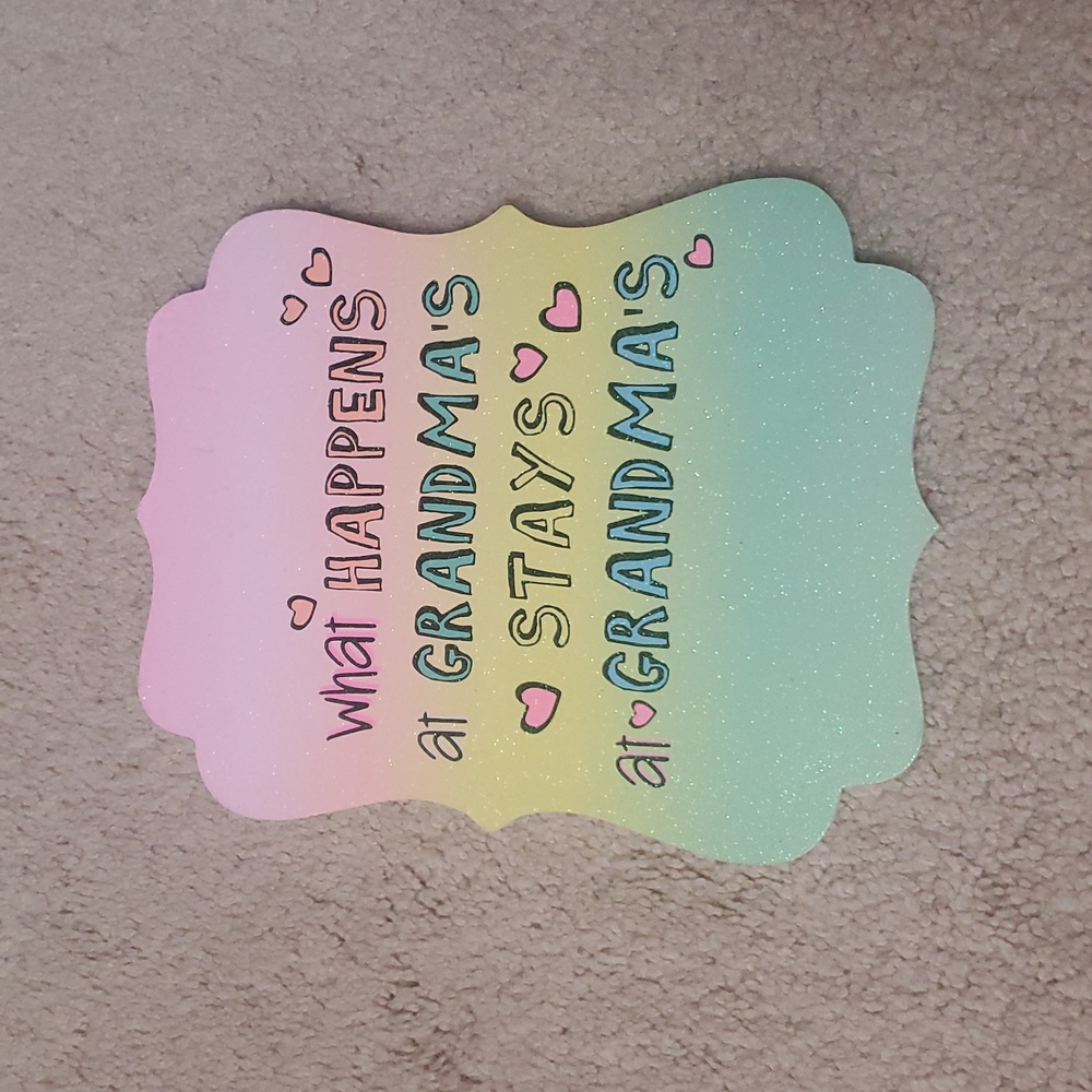 Claire's plaque NWOT